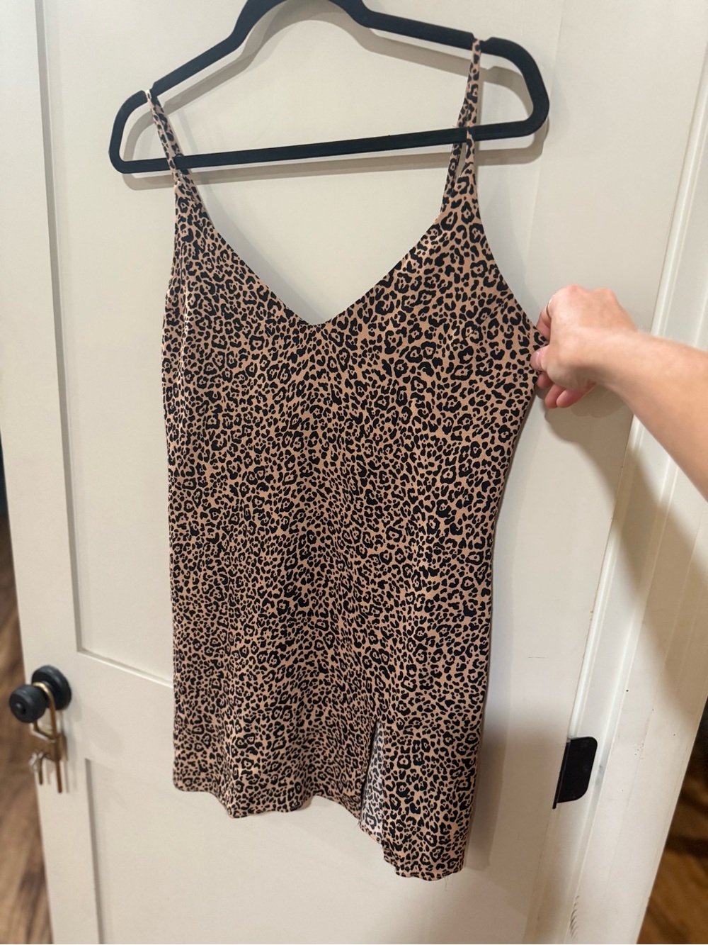 Reformation Leopard Print mini dress size medium